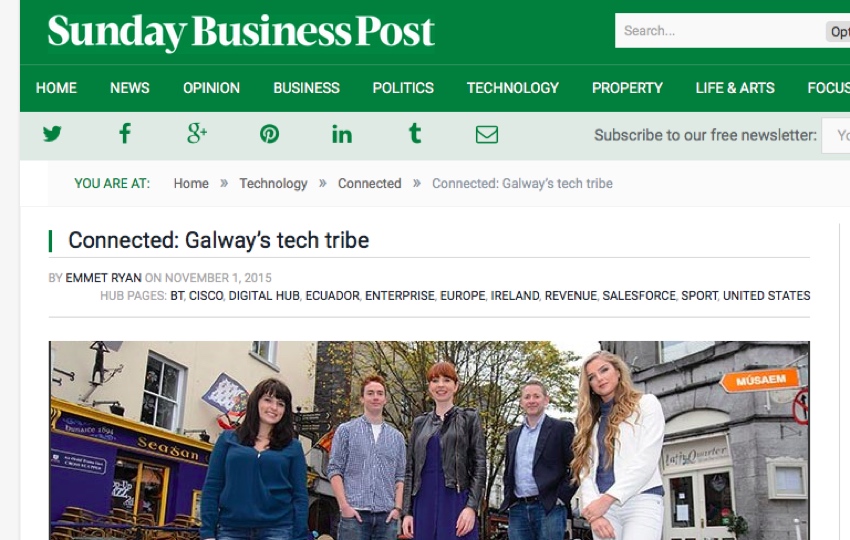 Bank of Ireland startlab in Sunday Business Post Connected