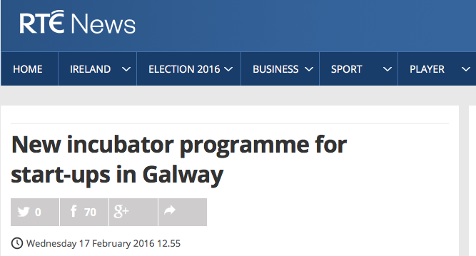 RTE.ie features startlab